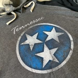 Southern Breeze Tennessee Tri-Star Hoodie Sweatshirt Women's Size Medium